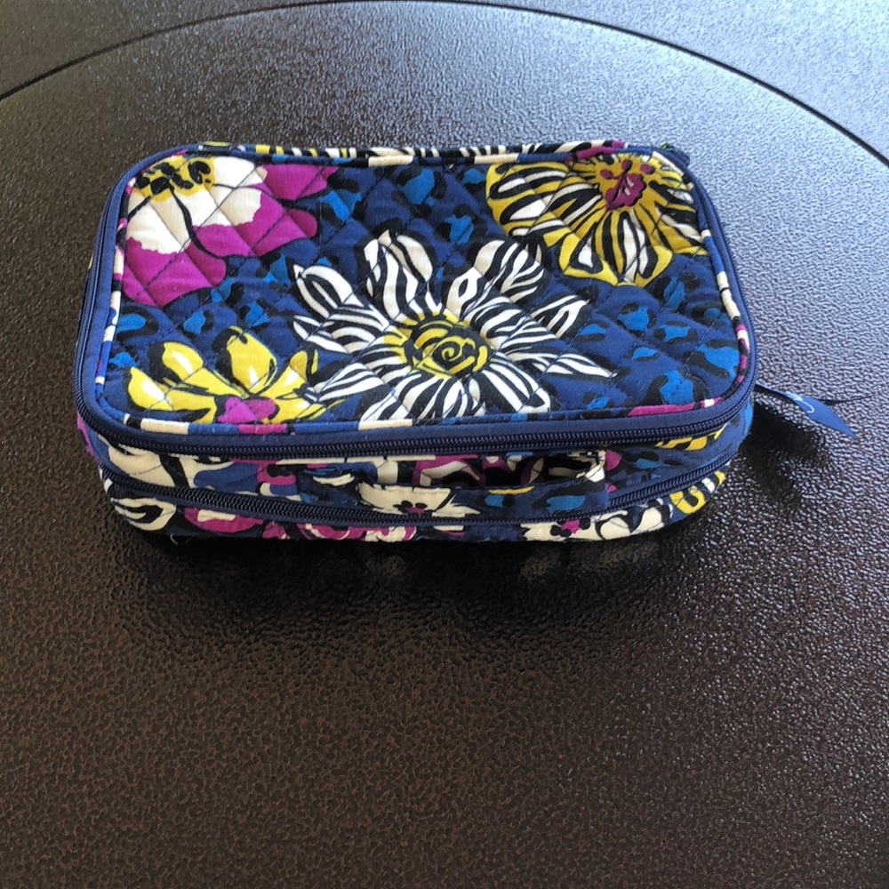 Vera Bradley Double Zip Makeup Bag Bohemian Blooms